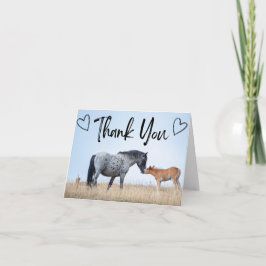 Cartões de agradecimentos de Cavalo Selvagem de Pr