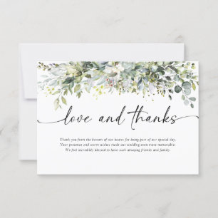Cartões de agradecimentos de Cerimônia de Casament