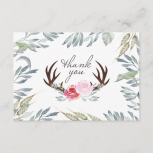 Cartões de agradecimentos de Chá de fraldas da Dee