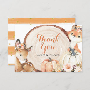 Cartões de agradecimentos de Chá de fraldas da Gar