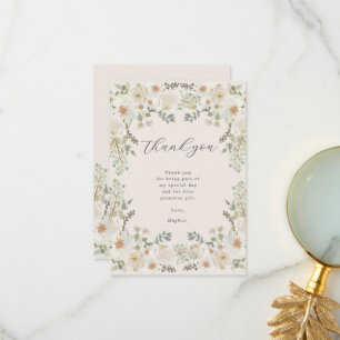 Cartões de agradecimentos de Chá de fraldas da Ivo