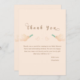 Cartões de agradecimentos de Chá de fraldas da por