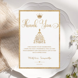 Cartões de agradecimentos de Chá de fraldas da Pri