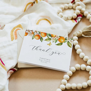 Cartões de agradecimentos de Chá de fraldas das La