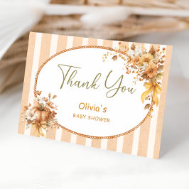 Cartões de agradecimentos de Chá de fraldas de Abó