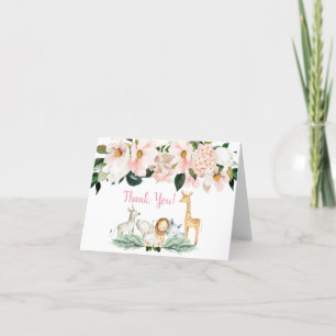 Cartões de agradecimentos de Chá de fraldas de Ani