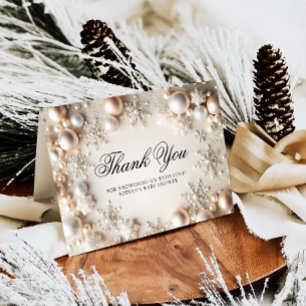 Cartões de agradecimentos de Chá de fraldas de flo