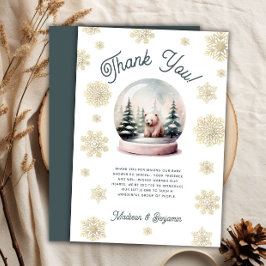 Cartões de agradecimentos de Chá de fraldas de flo