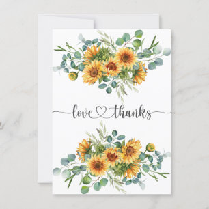 Cartões de agradecimentos de Chá de fraldas de gir