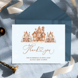 Cartões de agradecimentos de Chá de fraldas de inv