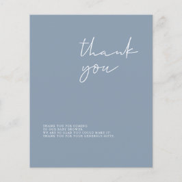 Cartões de agradecimentos de Chá de fraldas de Men