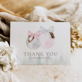 Cartões de agradecimentos de Chá de fraldas de Nat