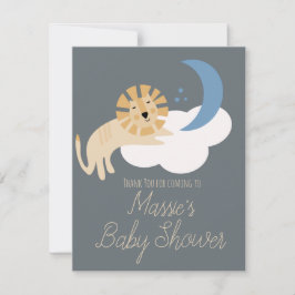 Cartões de agradecimentos de Chá de fraldas de Nuv