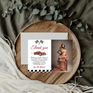 Cartões de agradecimentos de Chá de fraldas de Raç