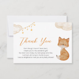 Cartões de agradecimentos de Chá de fraldas de Rap