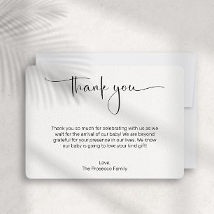 Cartões de agradecimentos de Chá de fraldas de Scr