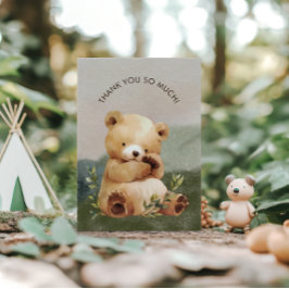 Cartões de agradecimentos de Chá de fraldas de Urs