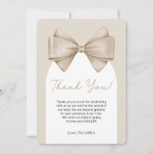 Cartões de agradecimentos de Chá de fraldas Modern