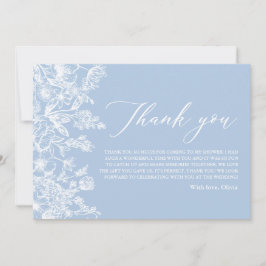 Cartões de agradecimentos de Chá de panela de flor