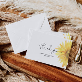 Cartões de agradecimentos de chá de panela de gira