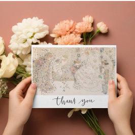 Cartões de agradecimentos de Chá de panela Vintage