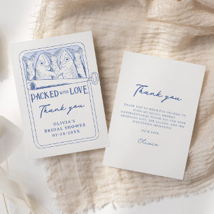 Cartões de agradecimentos de Chá de panela Whimsic