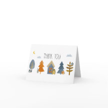 Cartões de agradecimentos de Chás de fraldas de an