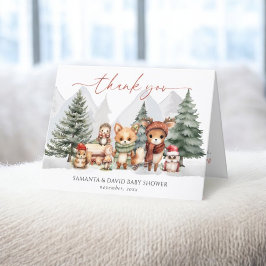 Cartões de agradecimentos de Chás de fraldas de an