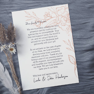 Cartões de agradecimentos de Código QR Floral Mode