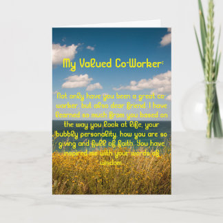 Cartões de agradecimentos de Colaborador com Valor