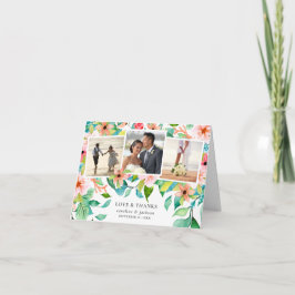 Cartões de agradecimentos de Colagem de Fotos de F