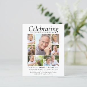 CARTÕES DE AGRADECIMENTOS de Colagem de Fotos do M