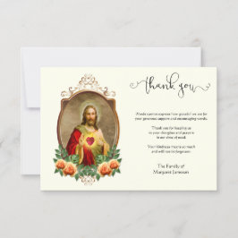 Cartões de agradecimentos de Condolência de Jesus
