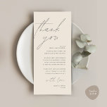 Cartões de agradecimentos de Configuração de Local<br><div class="desc">Este é o cartão editável moderno, no design de script minimalista, tema cinza escuro creme, Definição de lugar Obrigado Cartões. Compartilhe o amor e mostre seu apreço aos seus convidados, quando eles sentarem em seu assento e lerem esse obrigado encantador personalizado que você coloca com o cartão de ajuste. É...</div>