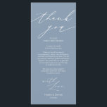 Cartões de agradecimentos de Configuração de Local<br><div class="desc">Este é o guião moderno minimalista, no tema preto e branco, lugar jante do casamento colocando azul empoeirado Obrigado Cartões. Compartilhe o amor e mostre seu apreço aos seus convidados, quando eles sentarem em seu assento e lerem esse obrigado encantador personalizado que você coloca com o cartão de ajuste. É...</div>