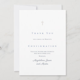 Cartões de agradecimentos de confirmação