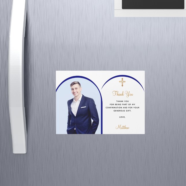 Cartões de agradecimentos de Confirmação de Cruzam (Criador carregado)