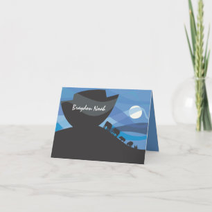 Cartões de agradecimentos de Convite à Arca de Noa