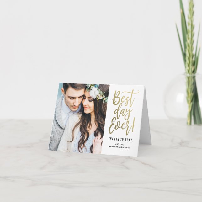 Cartões de agradecimentos de COR EDITÁVEL no Melho (Frente)