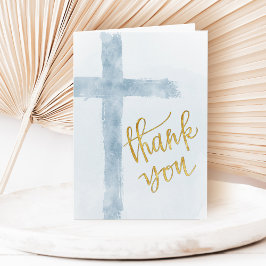 cartões de agradecimentos de cruz azul