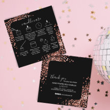 Cartões de agradecimentos de cuidado com velas Adi