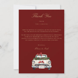 Cartões de agradecimentos de Decoração do Natal Ve