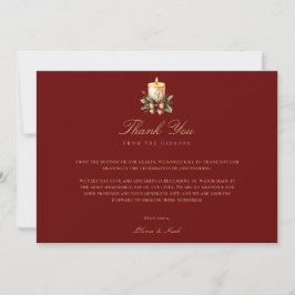 Cartões de agradecimentos de Decoração do Natal Ve