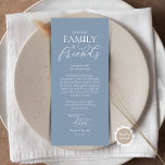 Cartões de agradecimentos de Definição de Local de<br><div class="desc">Este é o moderno roteiro romântico, Place Setting Obrigado Cards, em um tema azul empoeirado. Compartilhe o amor e mostre seu apreço à sua família e amigos, quando eles sentarem em seu assento e lerem esse obrigado encantador personalizado que você coloca como placa de configuração. É uma maneira maravilhosa de...</div>