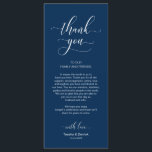 Cartões de agradecimentos de Definição de Local de<br><div class="desc">Janto Elegante de Casamento Clássico Configuração de Cartões Agradecidos, no tema Azul Marinho. Compartilhe o amor e mostre seu apreço aos seus convidados, quando eles sentarem em seu assento e lerem esse obrigado encantador personalizado que você coloca com o cartão de ajuste. É uma maneira maravilhosa de acabar com a...</div>