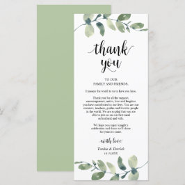 Cartões de agradecimentos de Definição de Lugar Eu