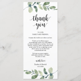 Cartões de agradecimentos de Definição de Lugar Eu