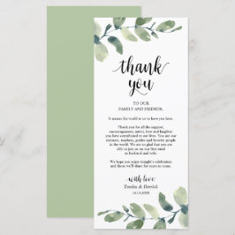 Cartões de agradecimentos de Definição de Lugar Eu