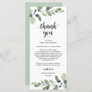 Cartões de agradecimentos de Definição de Lugar Eu