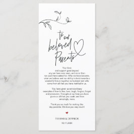 Cartões de agradecimentos de definição de minimali